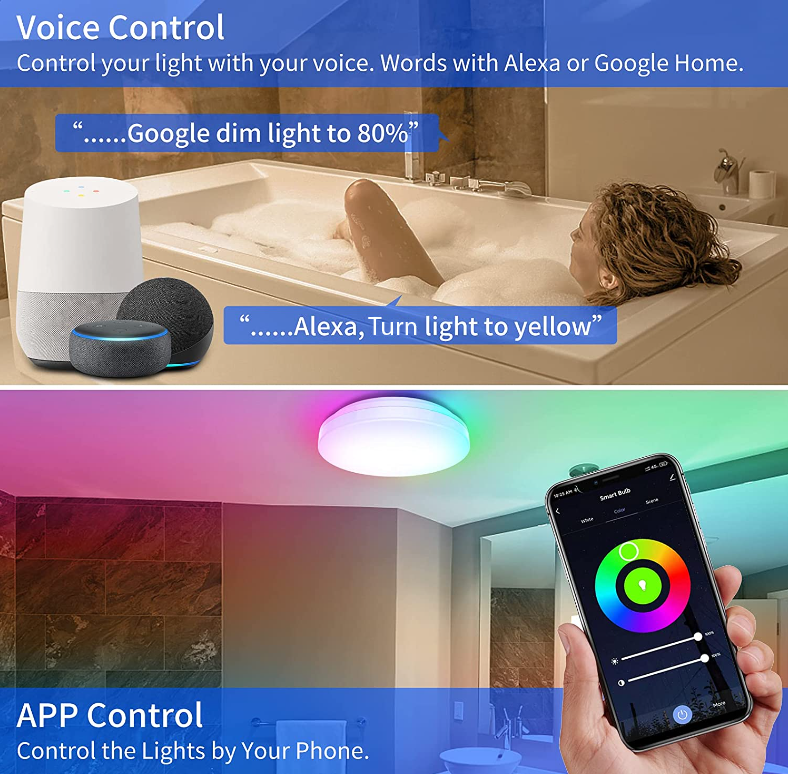 19CL LED CEILING LIGHT 15 - 36W (WIFI, Bluetooth RGB+Tunable)