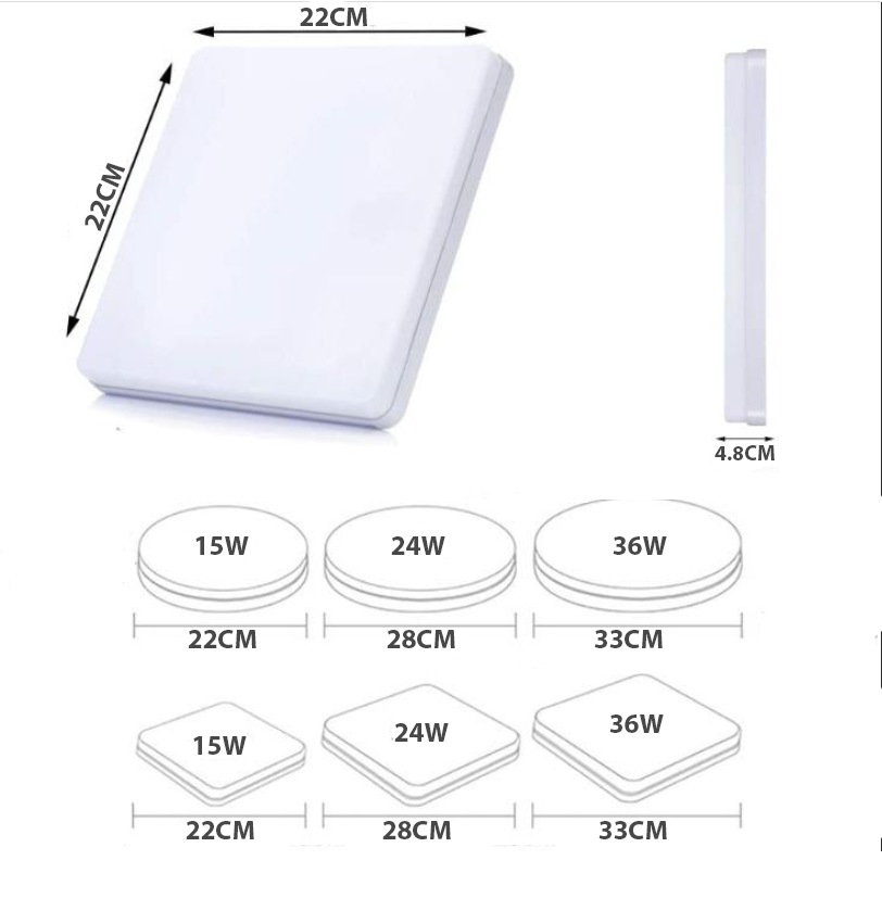 10CL LED CEILING LIGHT 15W